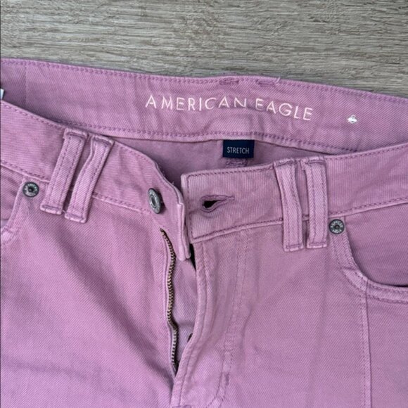 American Eagle Pink Wide-Leg Pants - Picture 4 of 4